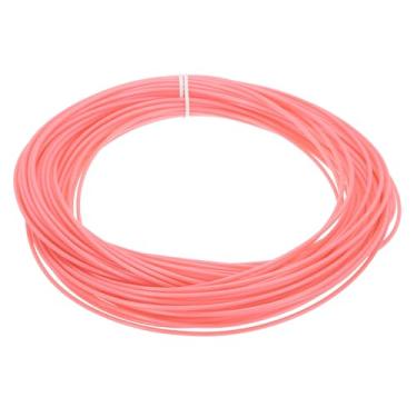 Imagem de PATIKIL Kit de reparo de vime, 29,9 m 2,4 mm Material de vime sintético redondo conjunto de vime tecido de vime para artesanato DIY e fabricação de cestas de tecelagem, couro rosa