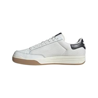 Imagem de adidas Tênis masculino Cwhite/Cgreen Rod Laver Core WhiteCore Branco/Verde universitário 42 EUA, Multi, 6 Wide