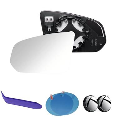 Imagem de EAP Vidro de espelho de motorista compatível com Volvo S60 S90 V60 V60 Cross Country V90, aquecido sem escurecimento automático, 31402864 31402862 31402863 31402866 31402867