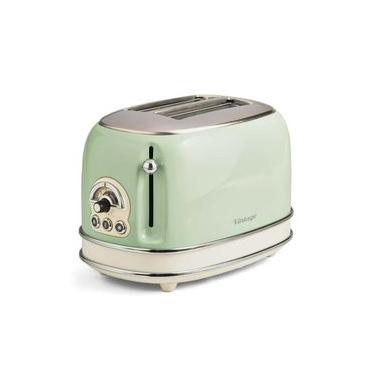 Imagem de Torradeira Elétrica Ariete 155 Vintage Verde p/ 2 Fatias , 6 Níveis de Tostagem, 750W