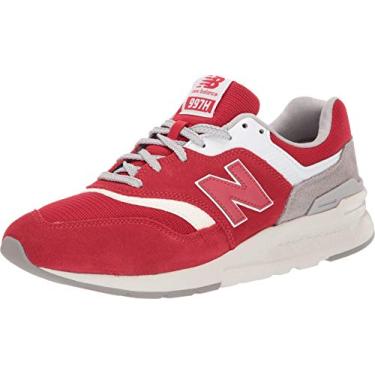 Imagem de New Balance Tênis masculino clássico 997H V1, Team Red/Rain Cloud, 13