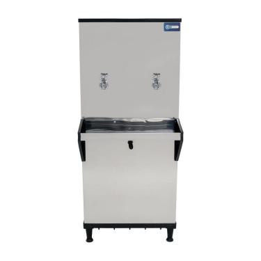 Imagem de Bebedouro Industrial Coluna Knox 50L 2 Torneiras Geladas Inox 127V (KX05-C 2T)