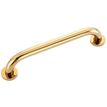 Imagem de Corrimãos de chuveiro de segurança totalmente de cobre corrimãos de banheiro corrimãos de escada dourada para idosos alça de banho segurança de banho antiderrapante para cuidados domésticos