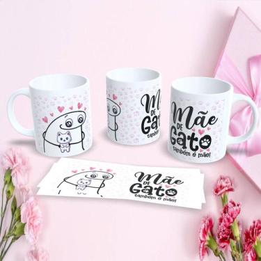 Imagem de Caneca Personalizada Dia das Mães Flork 325ml Porcelana Presente Criat