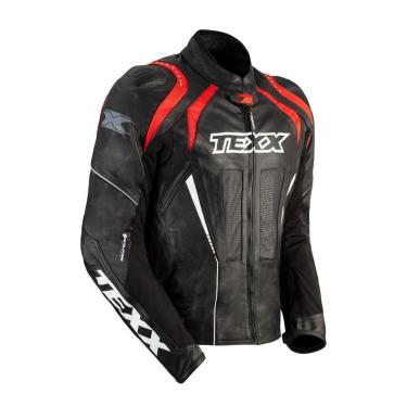 Imagem de Jaqueta de Couro Texx Sniper Moto Esportiva Cupim Proteção-Masculino
