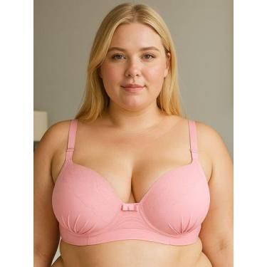 Imagem de Sutiã Plus Size Bojão com Detalhe em Renda Soutien Reforçado - c8 CARO