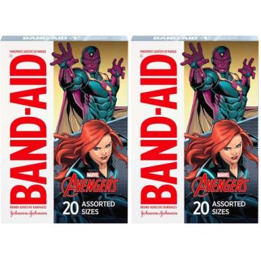 Imagem de Vendajes Adhesivos Band-Aid Marvel Avengers 20 Unidades x 2