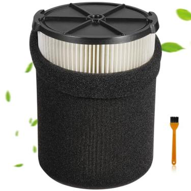 Imagem de LVJUSEN Filtro de substituição VF4000 para aspirador de pó Ridgid Shop 5-20 galões, filtro universal VF4000 serve para filtro de vácuo rígido Wet Dry Vac/Husky Shop 6-9 galões com mangas de espuma - 1