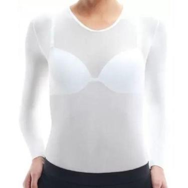 Imagem de Camisete Segunda Pele Lupo Loba 800 Fio 40 Poliamida, Branco, GG