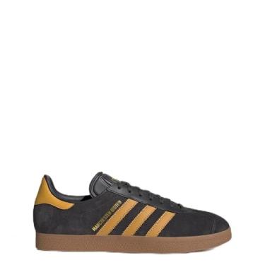 Imagem de adidas Blubir/Ftwwht/Creyel Gazelle BLUEBIRDFtwr Branco/Amarelo 38 EUA, Utilitário preto/amarelo pré-amado/chiclete, 9.5 Wide