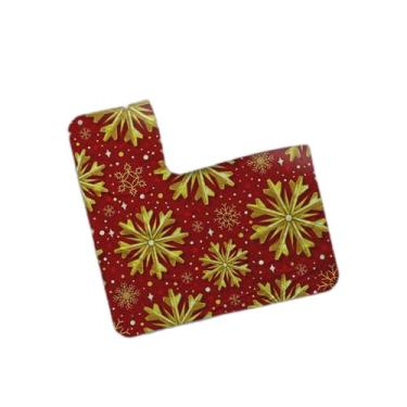 Imagem de Adesivos Redondos Coloridos Flocos de Neve 25 Unidades para Ano Novo - Tamanho 85x85cm