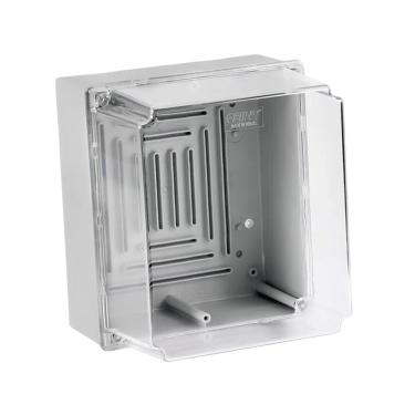 Imagem de Caixa PVC Alta CMS Sobrepor Transparente IP44 - Cemar | 210x185x160mm Cod.913220