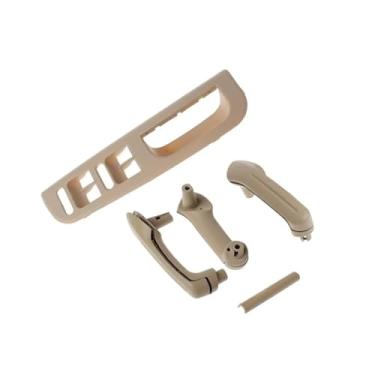 Imagem de Maçaneta interna de substituição com painel de interruptores, compatível com VW Bora/Golf 4 MK4/Jetta - Lado esquerdo/direito(5PCS-Beige)