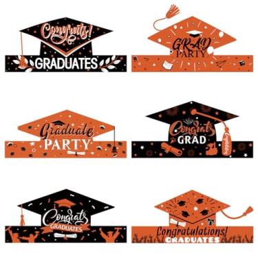 Imagem de Chapéu de Papel Tese Decoração Festa Temporada Formatura Acessórios Foto Kits Artesanato Coroa com Elementos Diversão Raspagem DIY Materiais Papelão para Eventos e Sala