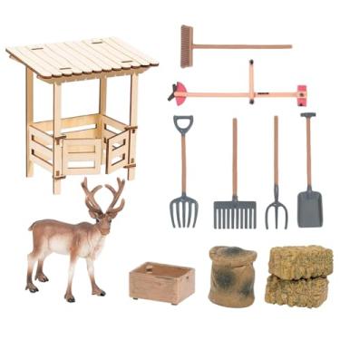 Imagem de Conjunto De Brinquedo Fazenda | Ferramentas De Realistas E Seguras | Brinquedos Fazenda para Crianças,para Família Meninas Meninos Mulheres Homem Casa Festa Aniversário