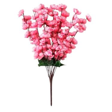 Imagem de Kit Buquês de Cerejeira Artificial 55cm – Flores de Seda para Decoração, Casamentos e Arranjos Criativos(5,ROSA)