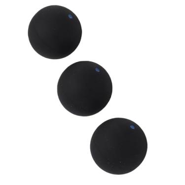 Imagem de RiToEasysports Bola de Squash, 3 Bolas de Squash de Ponto Amarelo único de Borracha, Ideal para Iniciantes Dominarem o Ritmo de Batida (Ponto)