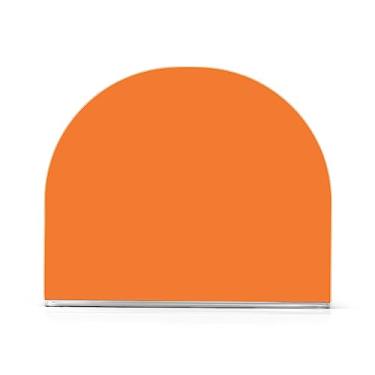 Imagem de Porta-guardanapos de acrílico laranja tropical, suporte de toalha de mão de papel em forma de U, porta-guardanapos pequeno