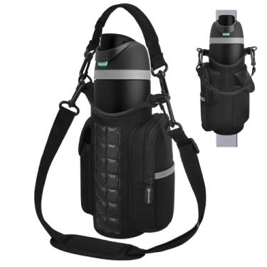 Imagem de Bolsa de ginástica magnética para liquidificador portátil Ninja BC151BK Blast/Ninja Blast Max, suporte para liquidificador pessoal com 14 ímãs e alça de ombro removível e ajustável (apenas para o sofá