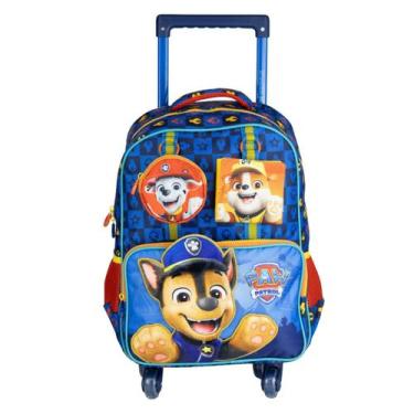 Imagem de Mochila de Rodas Patrulha Canina Paw Patrol Meninos Infantil - Xeryus,