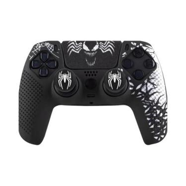 Imagem de Capa De Silicone Antiderrapante Para Controle PS5 Com Grip De Borracha