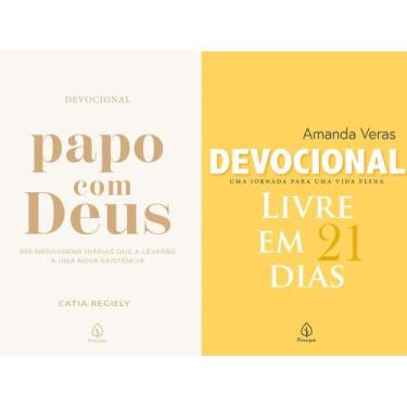 Imagem de Kit: Papo com Deus (365 mensagens diárias) + Devocional Livre em 21 di