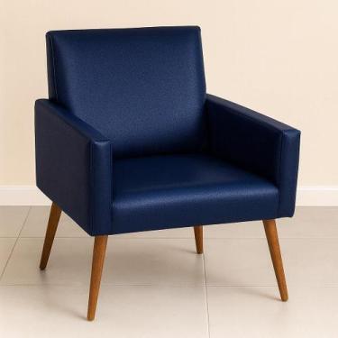 Imagem de Capa para Poltrona decorativa Sala Nina  Malha Acetinada com Brilho  D