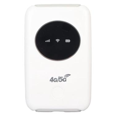 Imagem de ZJchao Modem Wifi 4g Lte Usb 150mbps Desbloqueado Portátil 4g Wifi Slot para Cartão Sim Embutido 3200mah Roteador Wi-fi Sem Fio Material Abs Branco