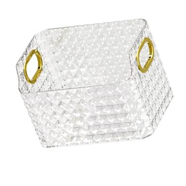 Imagem de Zerodis Organizador de Maquiagem para Banheiro Vitrines de Cosméticos Recipiente de Armazenamento Caixa de Armazenamento Transparente para Produtos de Higiene Pessoal Estojo de Cosméticos Caixa de