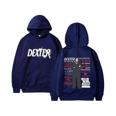 Imagem de Moletom Masculino Dexter Morgan De Algodão Para Outono/Inverno, Estilo