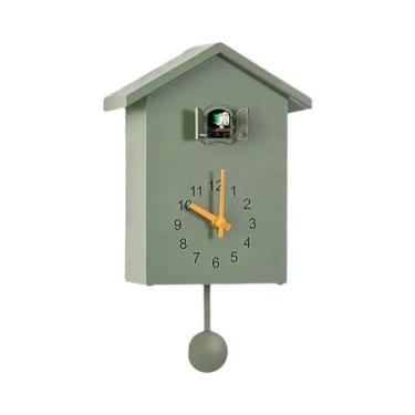 Imagem de Relógio De Parede Moderno De Quartzo Com Design De Pássaro 20x25cm Par