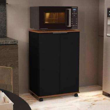 Imagem de Armário Livreiro Organizador 2 Portas Rodizios Pratic ENVIA SOMENTE 01