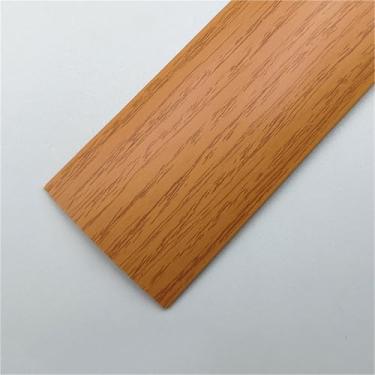Imagem de Tiras de cobertura de piso autoadesivas de 1 m, tira de transição de piso, barras de limite, tiras de união de piso de perfil de transição, tira divisória de porta (carvalho amarelo, 50 mm/2 polegadas