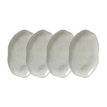 Imagem de Conjunto De Travessas Oval Rasa Média Porto Brasil Bio Verde