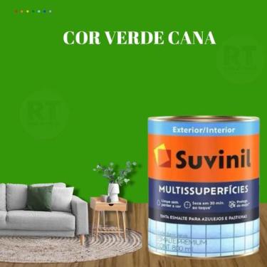 Imagem de Tinta Epóxi Suvinil Multissuperfícies Antimofo Base Água Cor Verde Lav