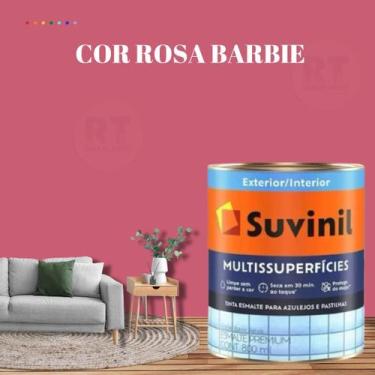 Imagem de Tinta Epóxi Base Água Suvinil Multissuperfícies Antimofo Cor Rosa Lavá