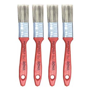 Imagem de Pincel Trincha Gris 1 Pol Multiuso Cabo Resistente 4 Unid - Roma