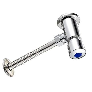 Imagem de Mingzhe Peças de Reposição para Tanque de Vaso Sanitário Tipo Botão Pressão Válvula Descarga Mictório Em Aço Inoxidável Durável para Banheiro