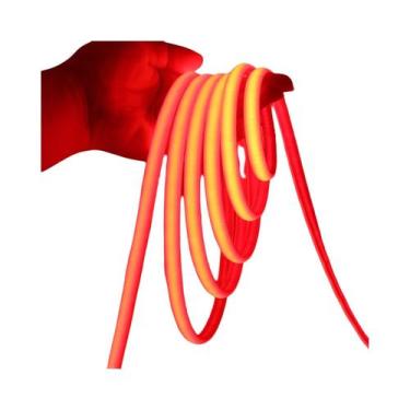 Imagem de Fita LED Neon COB À Prova d'Água IP68 12V 24V 320 LEDs/M Amarelo Rosa 