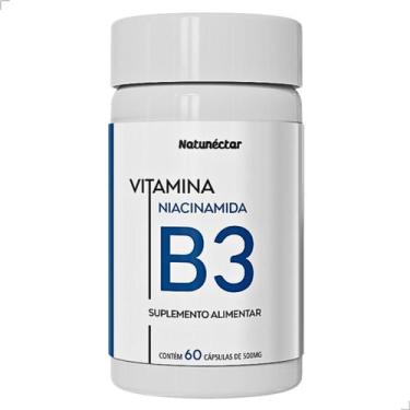 Imagem de Vitamina B3 Niacina 60 Capsulas Natunéctar Niacinamide - Natunectar