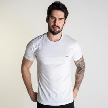 Imagem de Camiseta Acostamento Casual Minimalist Branca-Masculino