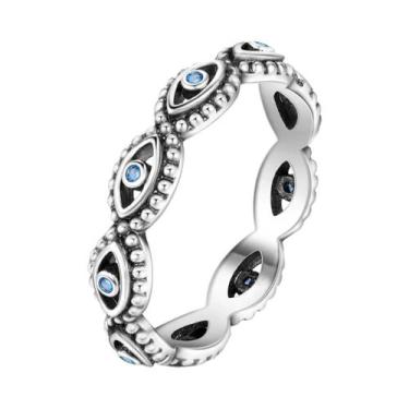 Imagem de Anel De Prata 925 Feminino Estrela Sol Borboleta Zircônia Joia De Noiv