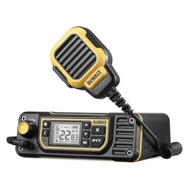 Imagem de DEWALT Rádio executivo estação base FRS, rádio bidirecional de longo alcance profissional, 2 watts, microfone de alto-falante remoto, bateria reserva, DXFRSBD900