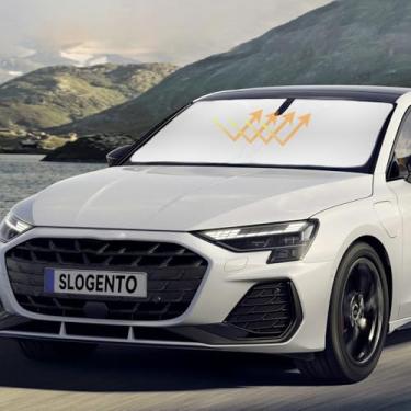 Imagem de Guarda-sol para 2021-2023 2024 2025 Audi A3 S3 RS3 Sedan acessórios de carro escudo de janela frontal ajuste personalizado capa de para-brisa A3 protetor de viseira solar blocos dobráveis raios UV