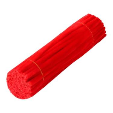 Imagem de oshhni Kit para confecção de flores artesanais com limpadores de cachimbo, materiais decorativos e criativos para buquês DIY, ideal para o Dia Mães e, Vermelho