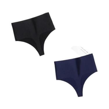 Imagem de Conjunto De Calcinhas De Seda Satin Sem Costura De Cintura Alta Para M