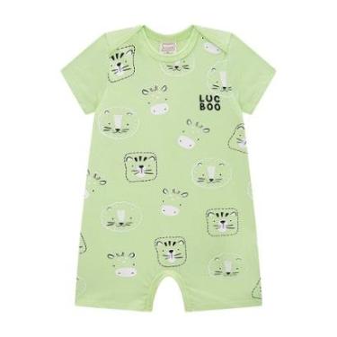 Imagem de Macacão Bebê Menino Animaizinhos Luc.Boo Verde-Masculino