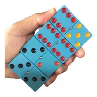 Imagem de Dominó Artesanal De Pvc, Com 28 Pç - Não Quebra, Sem Marcas! - DAG