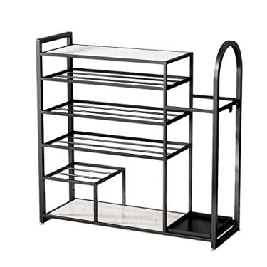 Imagem de Organizador de sapatos rack de armazenamento de sapatos classificado multicamadas, adequado para trocar sapateiras no quarto sala de estar corredor sapateira (cor: B, tamanho: 60 cm) (A 80 cm)