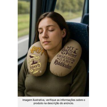 Imagem de Almofada Pescoço Harry Potter Viagem Conforto Geek - A2 Estamparia